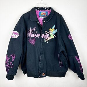 Disney Tinkerbell Racing Nascar Daytona Pink Black Jacket 3X